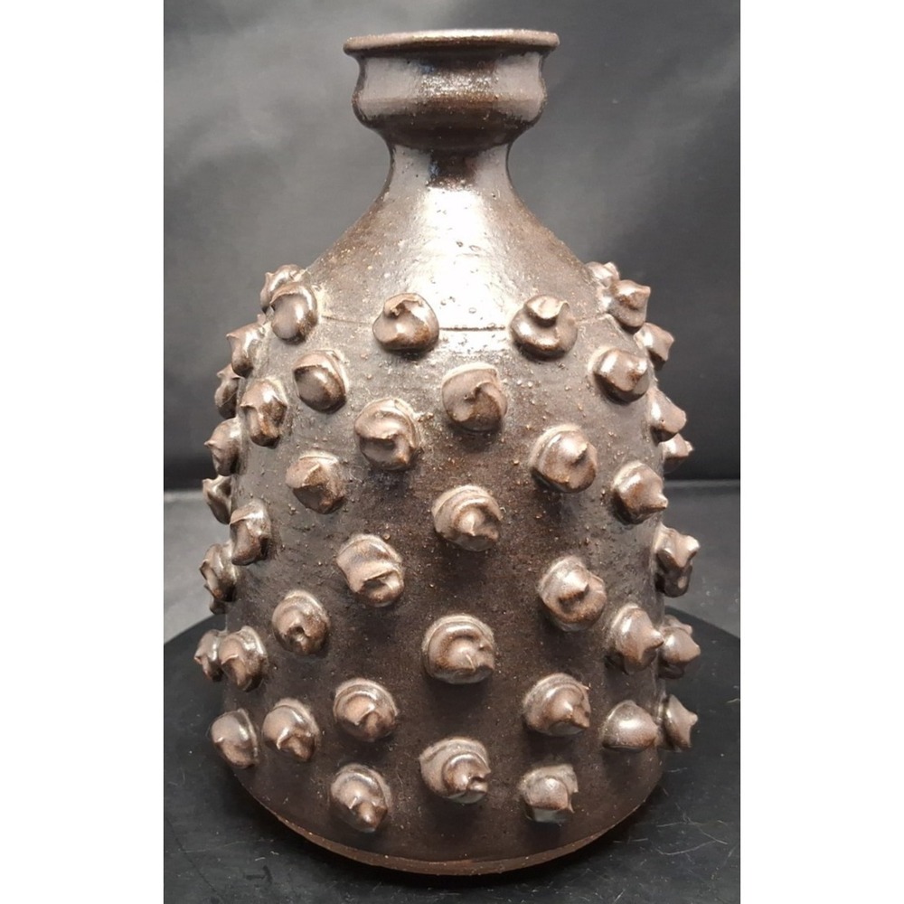 Large Sculptural Studio Pottery Vase with Relief Surface
